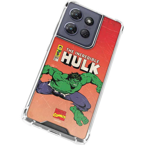 Marvel Classic Comics The Incredible Hulk Moto G Play 5G (2025) Clear Case
