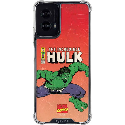 Marvel Classic Comics The Incredible Hulk Moto G Power 5G (2024) Clear Case