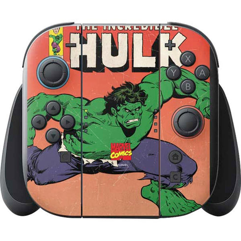 Marvel Classic Comics The Incredible Hulk Nintendo Switch 2 (2025) with Joy-Con Skin