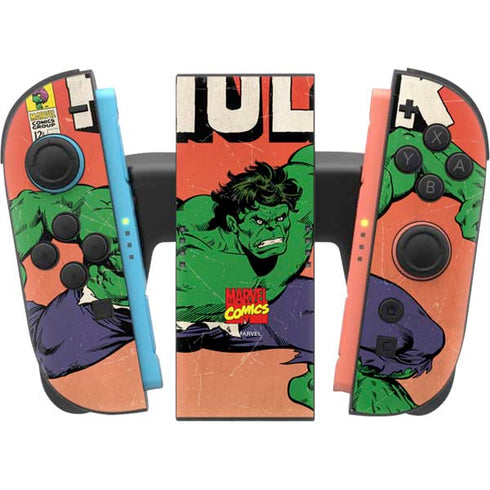 Marvel Classic Comics The Incredible Hulk Nintendo Switch 2 (2025) Joy-Con Controller Skin