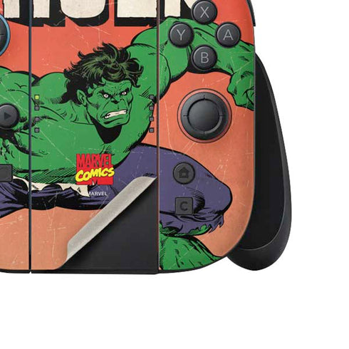 Marvel Classic Comics The Incredible Hulk Nintendo Switch 2 (2025) Joy-Con Controller Skin