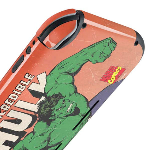 Marvel Classic Comics The Incredible Hulk Nintendo Switch Lite Skin