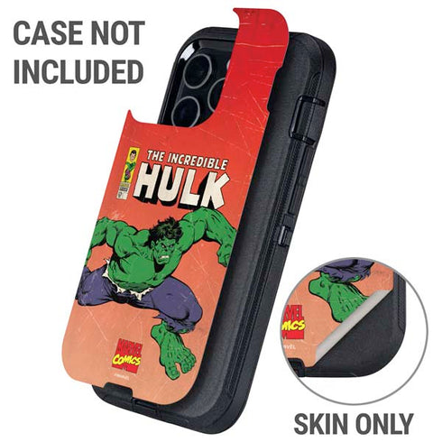 Marvel Classic Comics The Incredible Hulk Otterbox Defender iPhone Skin