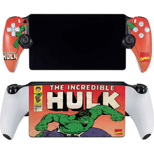 Marvel Classic Comics The Incredible Hulk PlayStation Portal Remote Player Skin