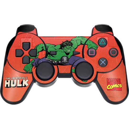 Marvel Classic Comics The Incredible Hulk PS3 Dual Shock wireless controller Skin