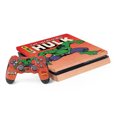 Marvel Classic Comics The Incredible Hulk PS4 Slim Bundle Skin