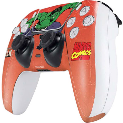 Marvel Classic Comics The Incredible Hulk PS5 Controller Skin