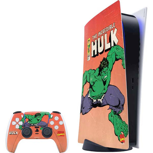 Marvel Classic Comics The Incredible Hulk PS5 Digital Edition Bundle Skin
