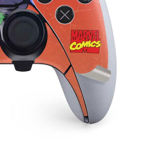 Marvel Classic Comics The Incredible Hulk PS5 DualSense Edge Pro Controller Skin