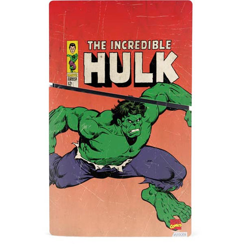 Marvel Classic Comics The Incredible Hulk PS5 Slim Digital Edition Bundle Skin