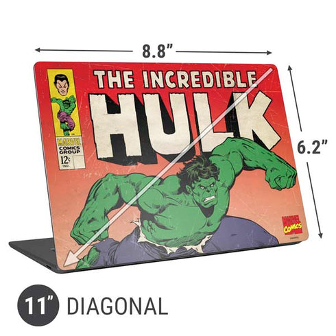 Marvel Classic Comics The Incredible Hulk Universal Laptop 11in (8.8 x 6.2in) Skin