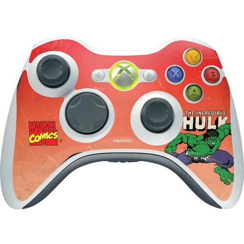 Marvel Classic Comics The Incredible Hulk Xbox 360 Wireless Controller Skin