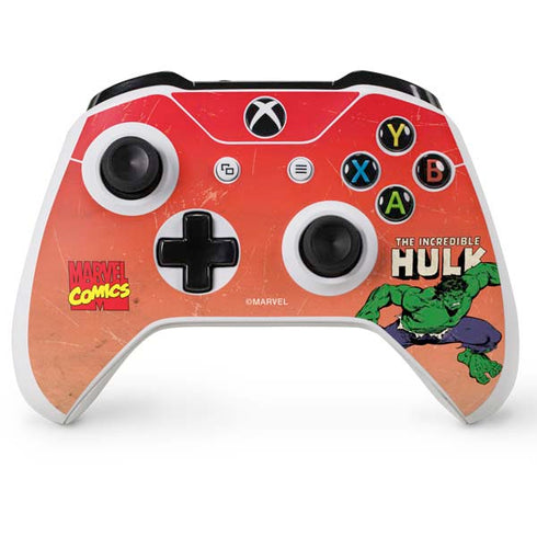 Marvel Classic Comics The Incredible Hulk Xbox One X Controller Skin