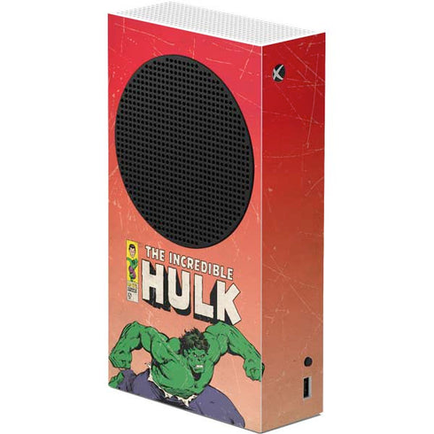 Marvel Classic Comics The Incredible Hulk Xbox Series S Console Skin