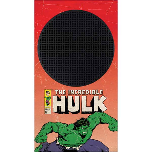 Marvel Classic Comics The Incredible Hulk Xbox Series S Console Skin
