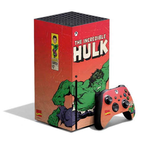 Marvel Classic Comics The Incredible Hulk Xbox Series X Bundle Skin