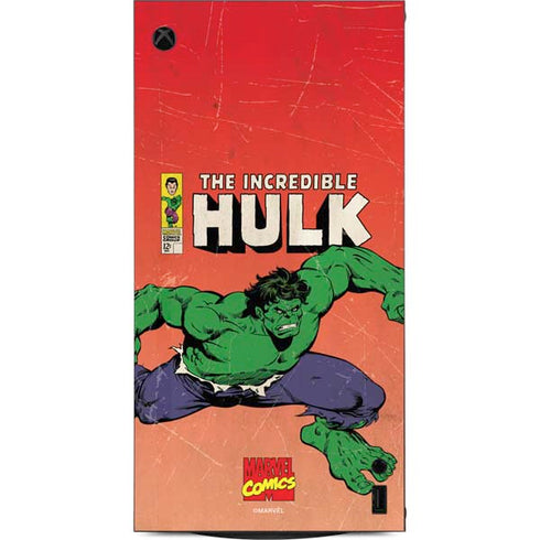 Marvel Classic Comics The Incredible Hulk XBox Series X Digital Edition Console Skin