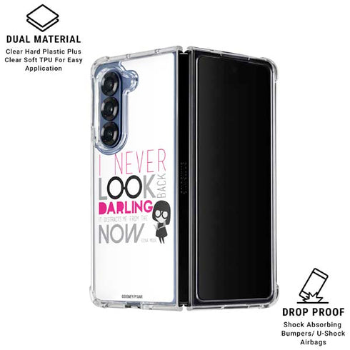 Disney The Incredibles Edna Mode Art Galaxy Z Fold7 Clear Case