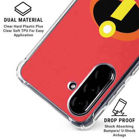 Disney The Incredibles Main Logo Galaxy A36 5G Clear Case