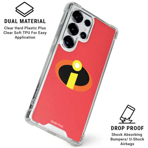 Disney The Incredibles Main Logo Galaxy S25 Ultra Clear Case