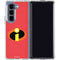 Disney The Incredibles Main Logo Galaxy Z Fold5 5G Clear Case
