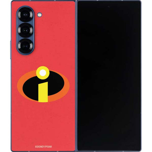 Disney The Incredibles Main Logo Galaxy Z Fold6 Skin