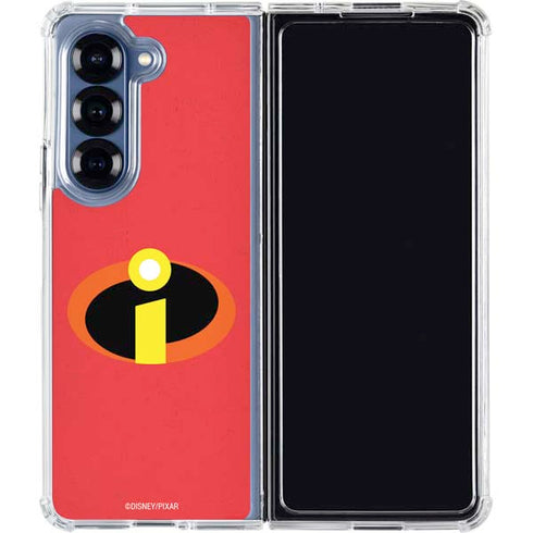 Disney The Incredibles Main Logo Galaxy Z Fold7 Clear Case
