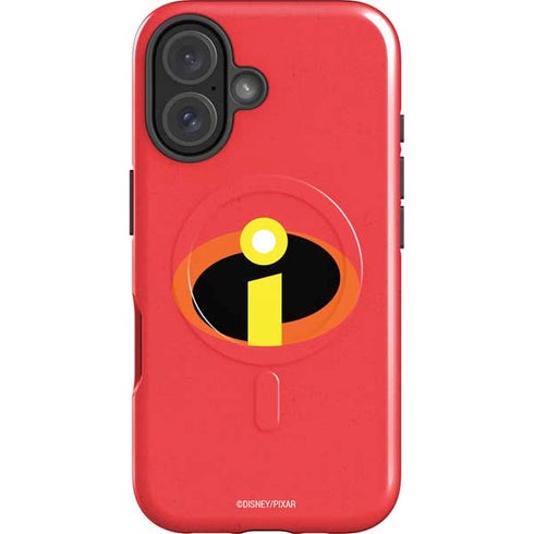 Disney The Incredibles Main Logo iPhone 16 Magsafe Impact Case