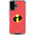 Disney The Incredibles Main Logo iPhone 16 Plus Clear Case