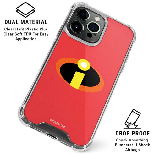 Disney The Incredibles Main Logo iPhone 16 Pro Max Clear Case