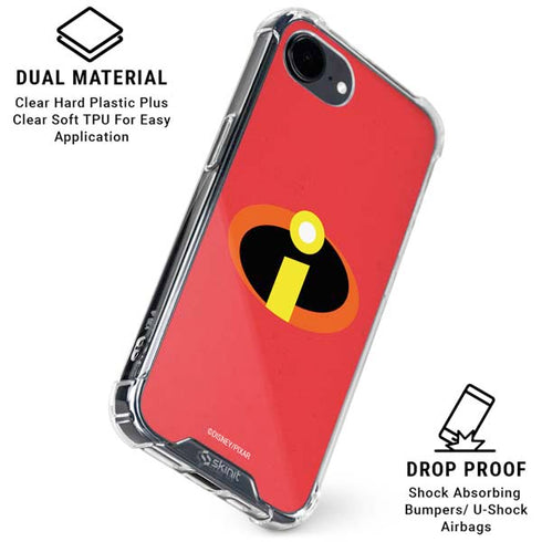 Disney The Incredibles Main Logo iPhone 16e Clear Case