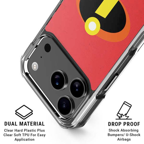 Disney The Incredibles Main Logo iPhone 17 Pro Clear Case