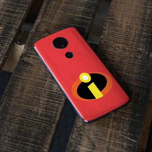 Disney The Incredibles Main Logo Moto E5 Plus Skin