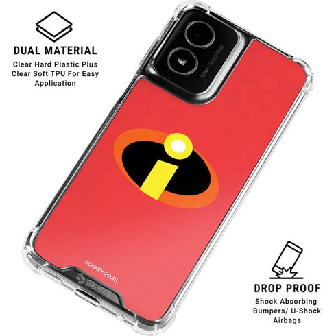 Disney The Incredibles Main Logo Moto G Power 5G (2024) Clear Case