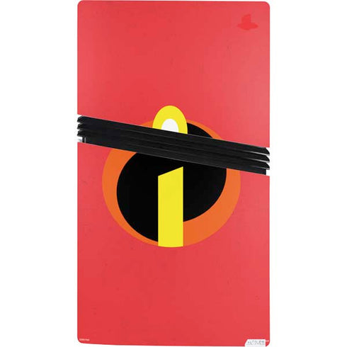 Disney The Incredibles Main Logo PS5 Pro Console Skin