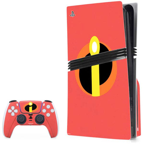 Disney The Incredibles Main Logo PS5 Pro Disk Bundle Skin