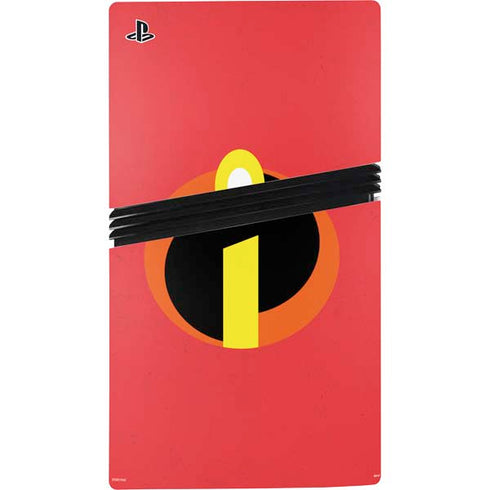 Disney The Incredibles Main Logo PS5 Pro Disk Bundle Skin