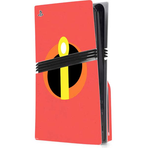 Disney The Incredibles Main Logo PS5 Pro Disk Console Skin