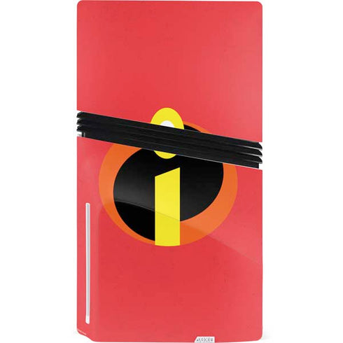 Disney The Incredibles Main Logo PS5 Pro Disk Console Skin
