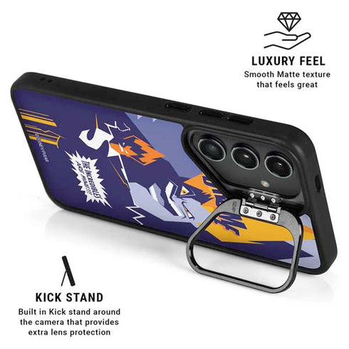 Disney The Incredibles Syndrome Art Galaxy S25 Kickstand Case