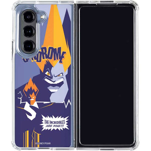 Disney The Incredibles Syndrome Art Galaxy Z Fold5 5G Clear Case