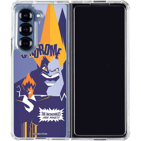 Disney The Incredibles Syndrome Art Galaxy Z Fold6 Clear Case