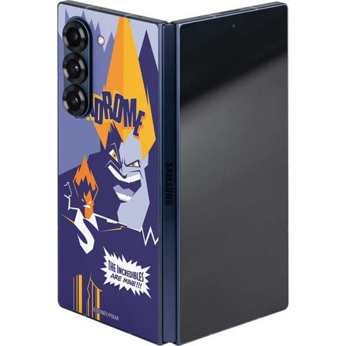 Disney The Incredibles Syndrome Art Galaxy Z Fold6 Skin