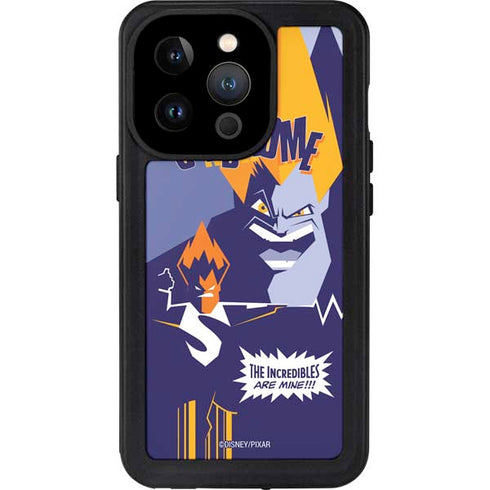 Disney The Incredibles Syndrome Art iPhone 15 Pro Waterproof Case