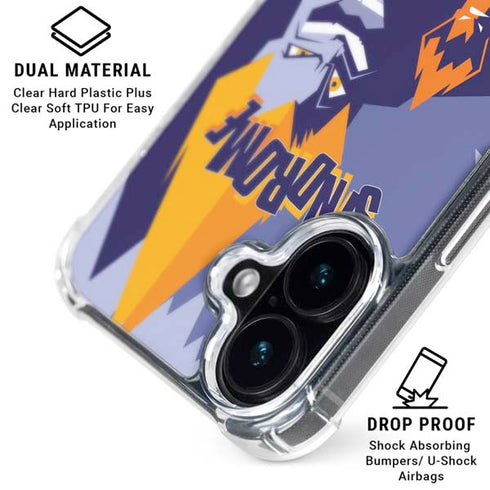 Disney The Incredibles Syndrome Art iPhone 16 Clear Case