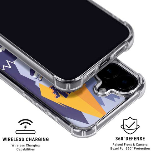 Disney The Incredibles Syndrome Art iPhone 16 Plus Clear Case