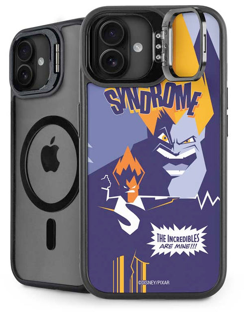 Disney The Incredibles Syndrome Art iPhone 16 Plus Kickstand Case