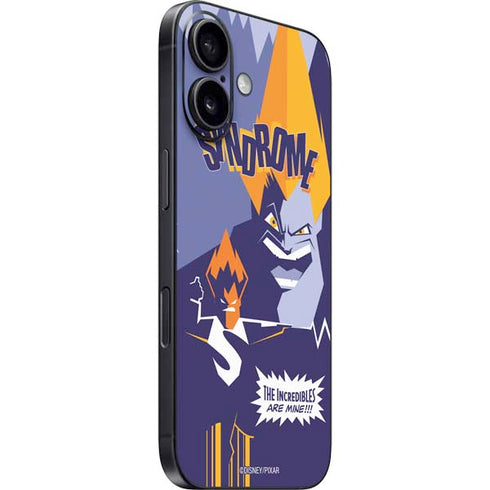 Disney The Incredibles Syndrome Art iPhone 16 Plus Skin