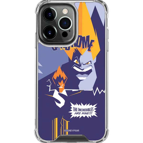 Disney The Incredibles Syndrome Art iPhone 16 Pro Max Clear Case