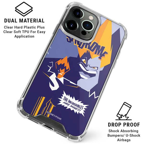 Disney The Incredibles Syndrome Art iPhone 16 Pro Max Clear Case